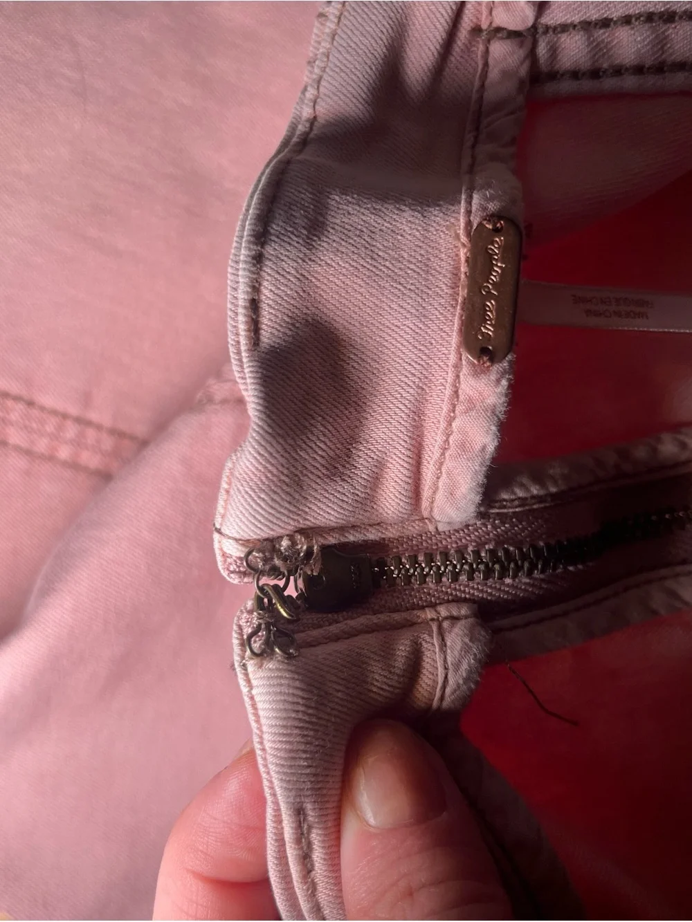 Free People Dusty Rose Panel Mini Skirt 12